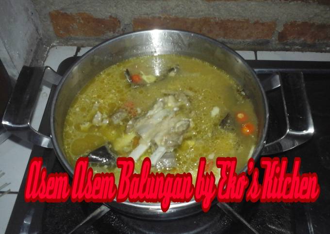 Cara Bikin Asem Asem Balungan Bahan Sederhana