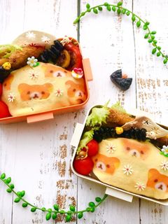 拉拉熊蛋包飯 的食譜成品照片