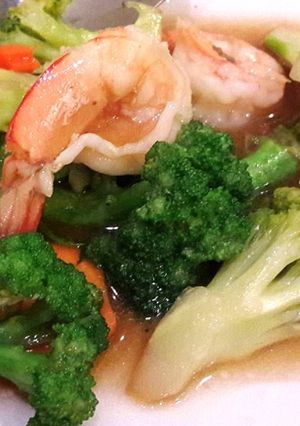 รูปของ กุ้งผัดบล็อคโคลี่