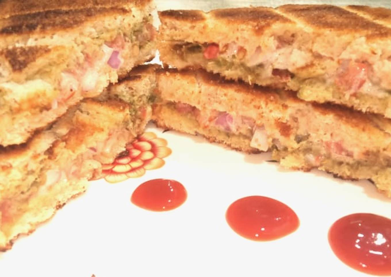 Vegetable sandwich