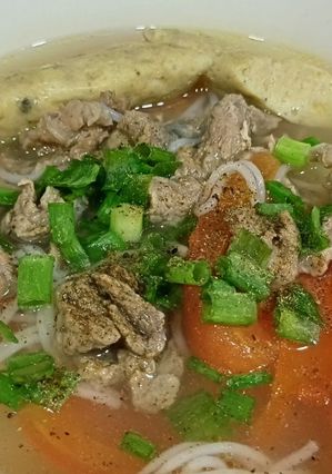 Hình của món Bún cà chua.