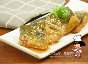 #味增蔥燒鯖魚 的食譜成品照片