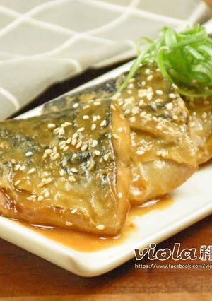 #味增蔥燒鯖魚 的食譜成品照片