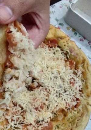 Foto resep Pizza sayur teflon