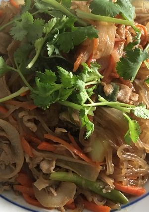韓式烤肉粉條 的食譜成品照片