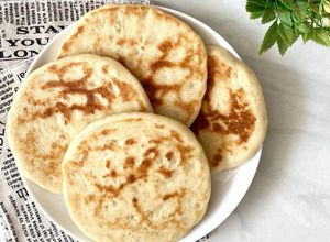 Foto resep Taboon (roti pipih ala Palestina)