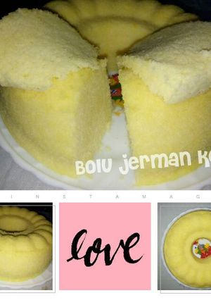 Foto resep Bolu jerman keju 😍😍😍
