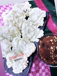 Foto resep Cireng salju bumbu rujak