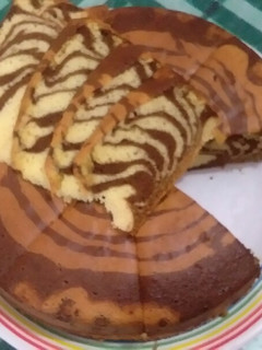 Foto resep Bolu zebra