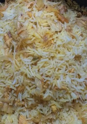 عکسی از دستور ته چین مرغ ساده😋