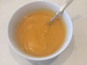 A picture of carrot and parsnip soup