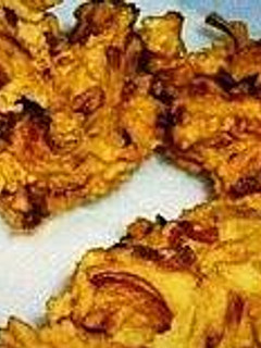 A picture of Tex's Onion Bhajis 🍲🌿.
