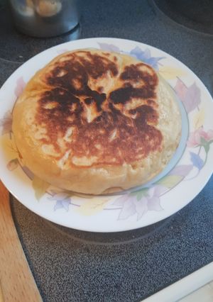 Una foto de Pan casero en sartén y receta extra 😊