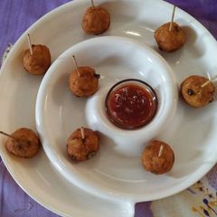 Leftover Rice Potato Balls A picture of Leftover Rice Potato Balls.