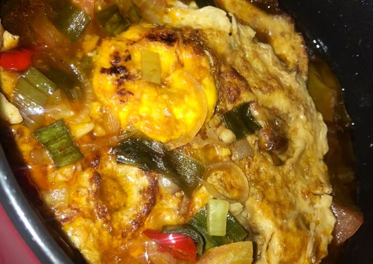 Resep Telur Ceplok Saus Asam Manis, Menggugah Selera