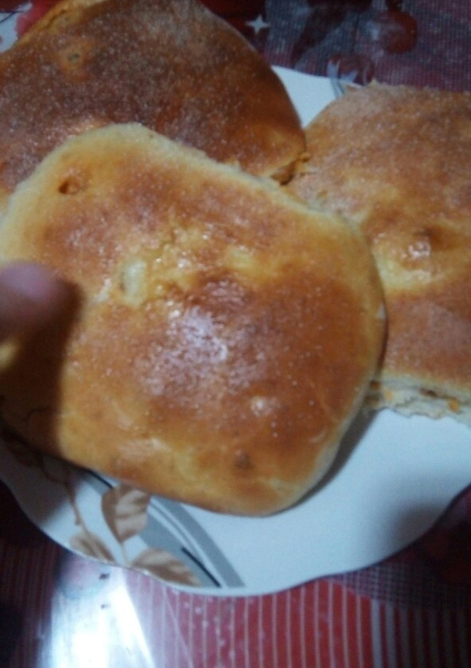 صورة لوصفة خبز محشي على طريقتي