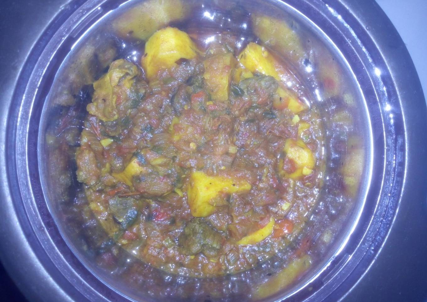 Potatoes beef stew