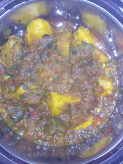 A picture of Potatoes beef stew.