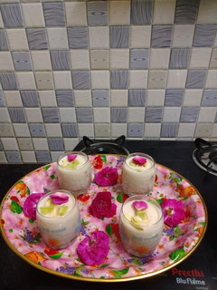 ரோஸ் பெட்டல்ஸ் மில்க் ஷேக்(Rose petals milk shake recipe in tamil) செய்முறை முக்கிய புகைப்படம்