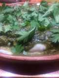 Panzottis de 4 quesos con salsa verde de almejas