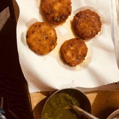 Aloo tikki A picture of Aloo tikki.