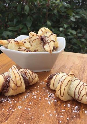 Une photo de Croissants Nutella