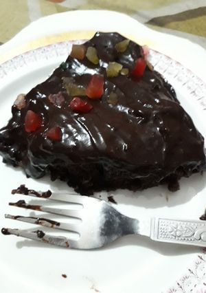 A picture of 7 spoon unique cake.