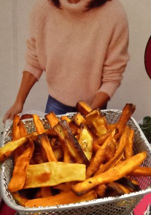 A picture of Sweet potato & turnip chips.