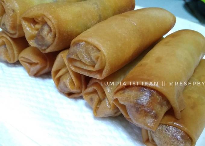 Lumpia Isi Ikan (simple)