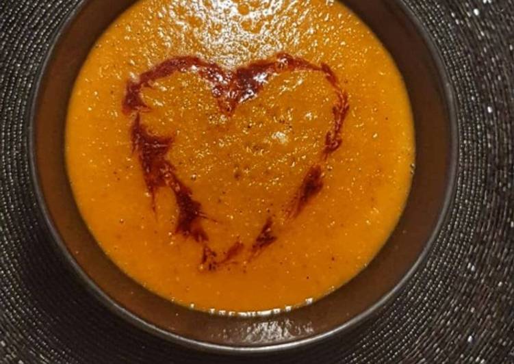 Recette de Tous les soirs de la semaine Soupe aux lentilles corail