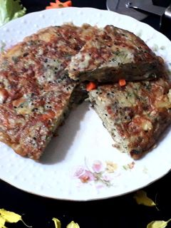 স্প্যানিশ ওমলেট(spanish omelette recipe in Bengali) রেসিপির প্রধান ছবি