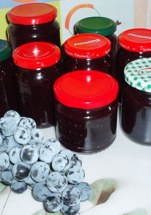 Szőlődzsem othelló szőlőből recept fotója