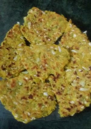 A picture of Cabbage pancakes.