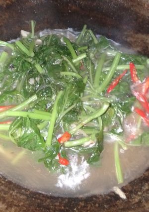 Foto resep Tumis bayam