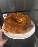 Torta invertida de manzana