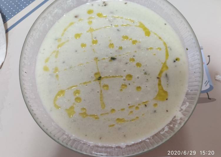 Sopa fría de manzana