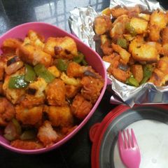 A picture of #THC#HealthyKidsTiffinRecipe#Post_2#BreadPoha.