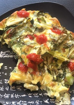 Zdjęcie przepisu Frittata z warzywami.