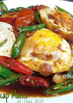 Foto resep Telur ceplok kecap manis