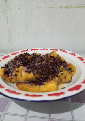 Foto resep Pisang tanduk bakar teflon