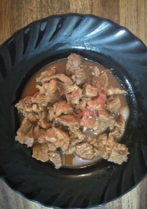 A picture of Stewed beef.