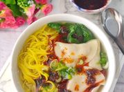 Gambar kuah mie pangsit