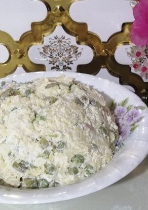 عکسی از دستور سالاد الویه
