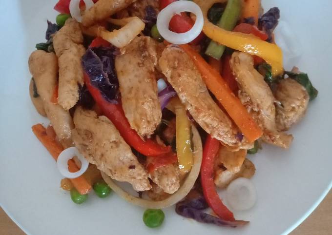 Recipe of Speedy Crunchy Chicken Stir-fry - Trying New Recipes