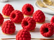 Una foto de crema pastelera con frutos rojos
