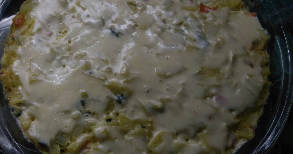 Tortilla de papa 🍠al microondas gratinada Receta de MAMUCHA SILVIA 🌹