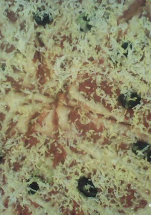 صورة لوصفة بيتزا