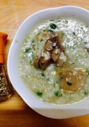 Hình của món Cháo chân bò.