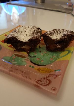 Une photo de Fondants au chocolat individuels