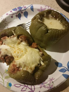 A picture of Stuffed peppers.